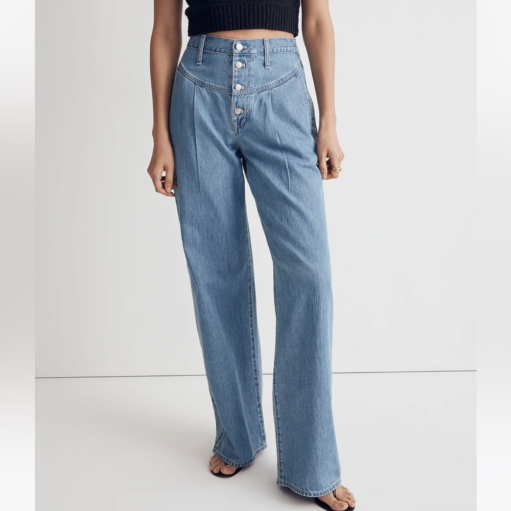 NWT Madewell Superwide-Leg Jeans